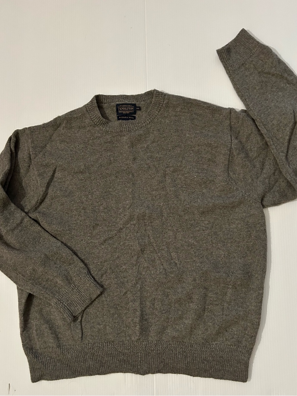 Pendleton washable wool crewneck sweater XXL